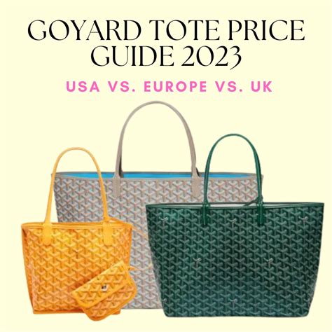 goyard tote price predictions.